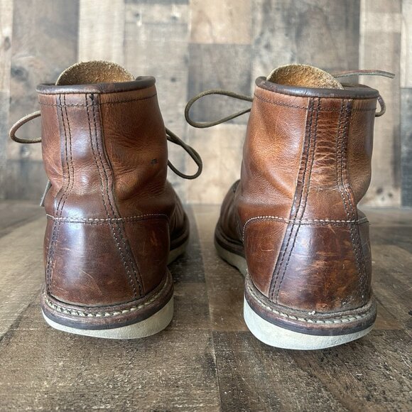 Red Wing 1907 Heritage Moc Toe Work Boots Mens 10 D - Picture 9 of 12